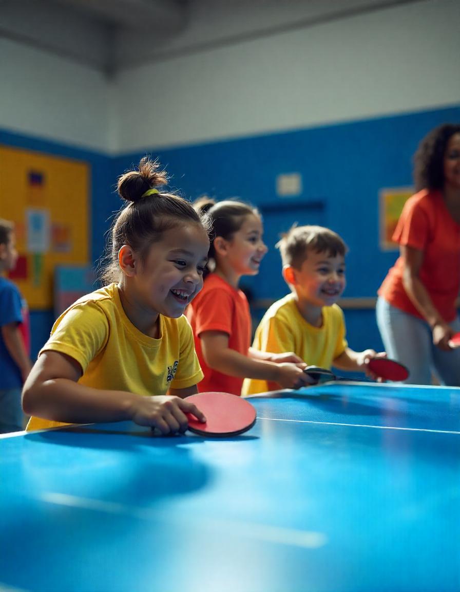freepik__candid-image-photography-natural-textures-highly-r__57361 joueurs de tennis de table de 7 ans qui s'initient au ping-pong